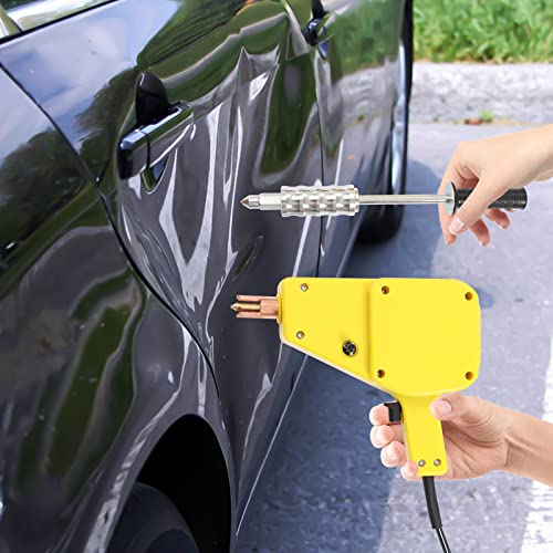 Stud Welder Dent Repair Kit – 800VA Spot Welder, 110V Stud Gun With Slide Hammer & Accessories For Paintless Dent Removal