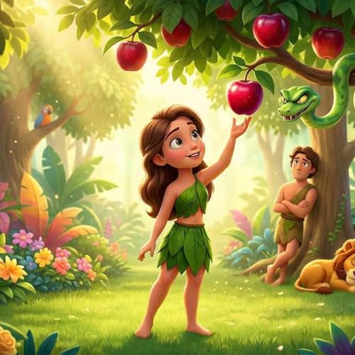 Ad&aacute;n y Eva en el Jard&iacute;n del Ed&eacute;n: Cuento B&iacute;blico para Ni&ntilde;os