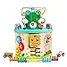 Produktbild Brain Game WOQOOK Holz-Mehrzweck-Baby-Spiel-Center mit Perlen und Labyrinth-Box, Holz-Form, Farbsortierung, für Kinder, Lernspielzeug, Grün