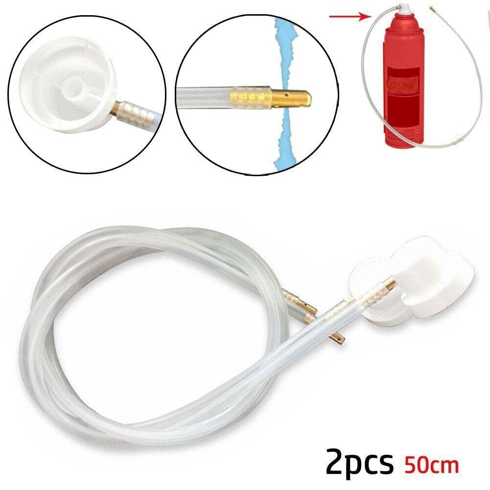 2x Aerosol-Düse Mit 50 Cm Verlängerungsschlauch – 360° Drehbar, Für Sprühdosen & Lackarbeiten