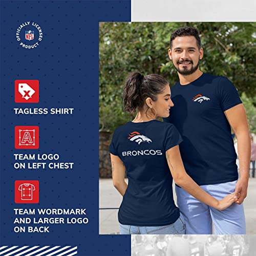 Team-Fan-Apparel-NFL-Pro-Football-Final-Countdown-Adult-Cotton-Poly-Short-Sleeved-T-Shirt-for-Men-Women-Denver-Broncos-Blue-Adult-X-Large