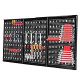 Goplus Metal Pegboard Panel Garage, 24