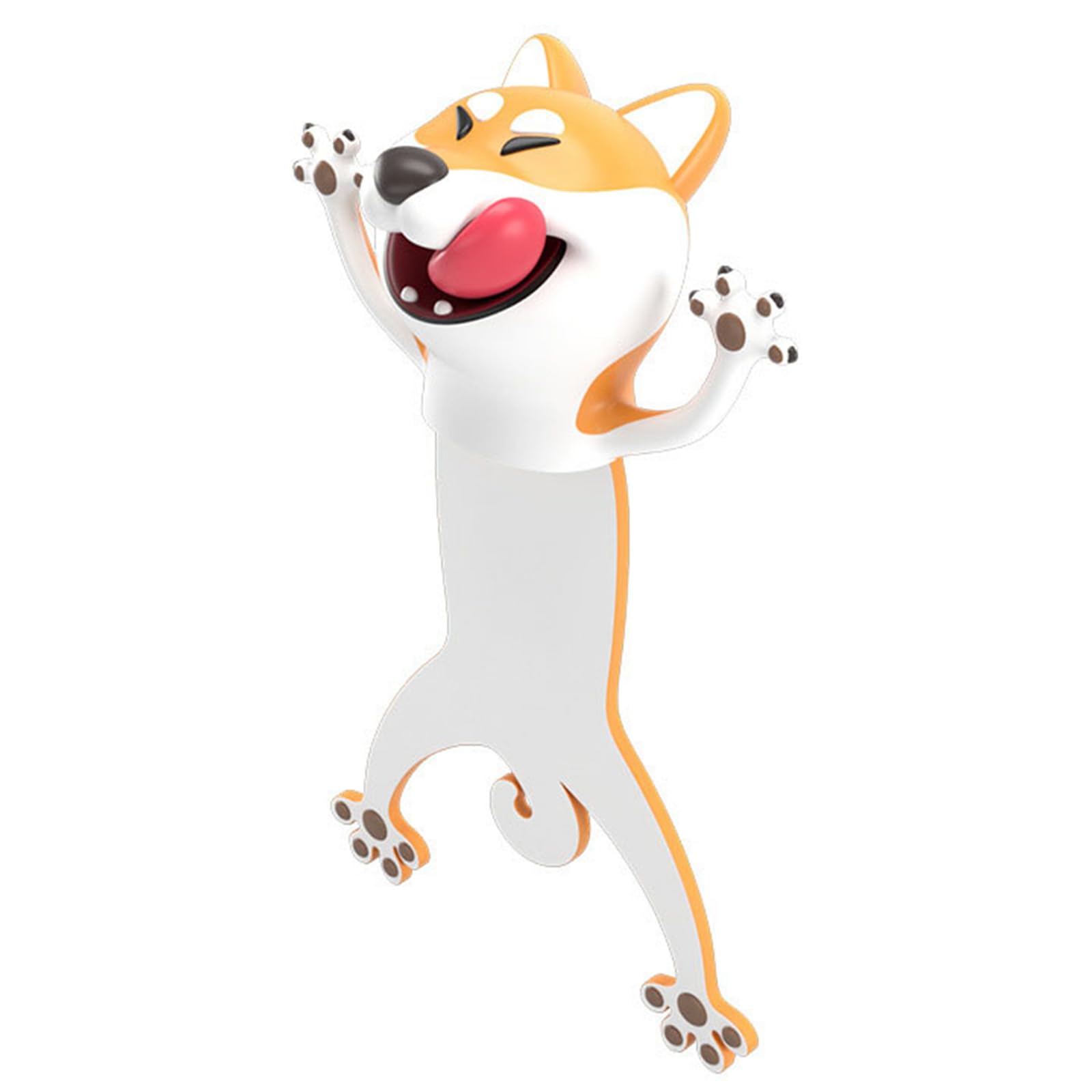 Tiuyii 3D Cartoon Animal Bookmarks - Lovely Funny PVC Animal Bookmarks for Children & Students - Creative Gift for Boys & Girls