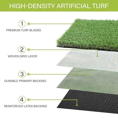 Artificial Grass for Dogs, Dog Pee Grass, Fake Grass for Dogs Potty Training, 4x6ft Extra Large Turf Grass, Reusable Puppy Wee Wee Pads, Dog Supplies, Indoor Outdoor - Image 5
