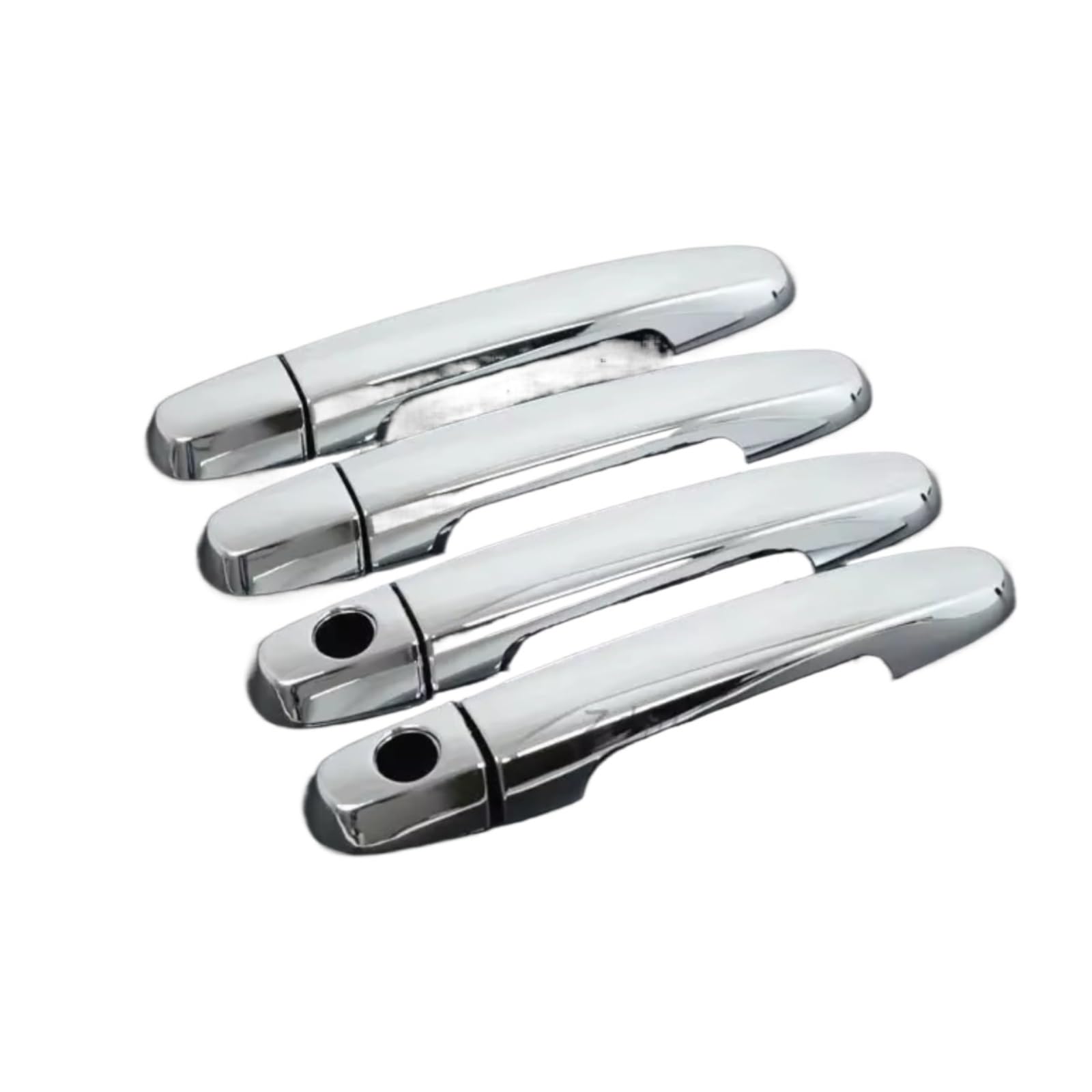 SYWHREV Door Handle Protectors Compatible with Toyota for Hilux for Vigo Sr5 Mk6 2005-2014 Chrome Door Handle Cover Trim Sticker with Passenger Side Keyhole