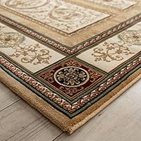 ベルギー絨毯　シェラサド　240ｃｍ×340ｃｍ　　ラグカーペット/敷物 Amazon | サヤンサヤン 高級 高密度 ラグ カーペット シェラサド