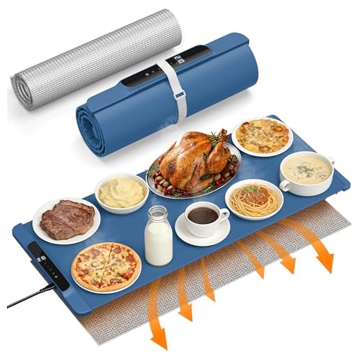 HOTEAGLE Food Warming Mat with Timer
