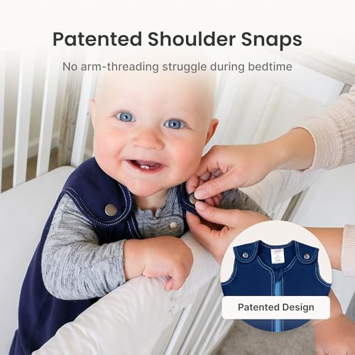 Image of baby deedee Sleep Nest Basic - Cotton Baby Sleep Sack 0.6 TOG 6-18M Pink | Patented shoulder snaps and full-length zipper support easy dressing and quick diaper changes for warmer routines