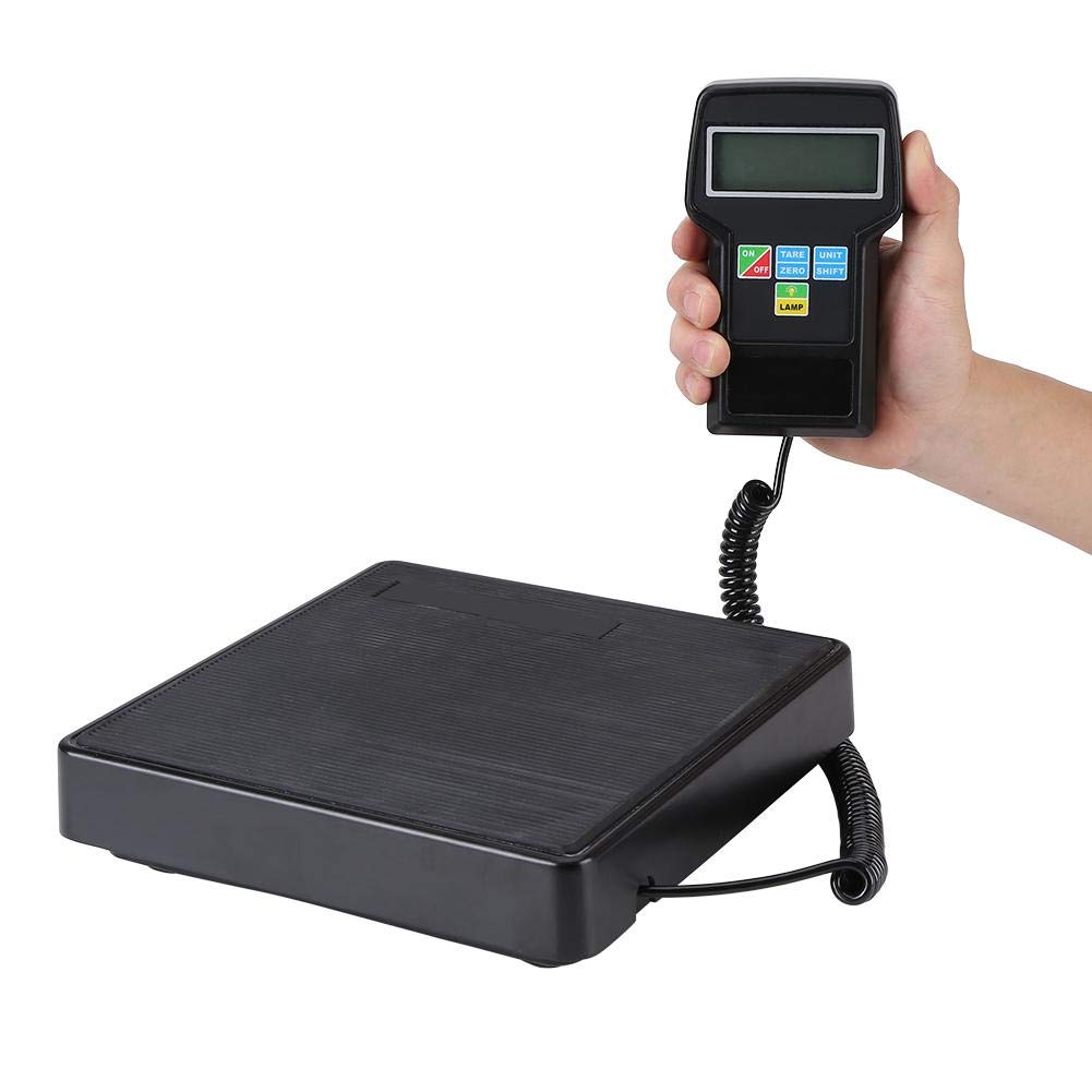 Bilancia Elettronica per Refrigerante 220lb/100kg con Display LCD, Funzione di Ricarica Digitale e Scatola Portatile – Ideale per Sistemi A/C