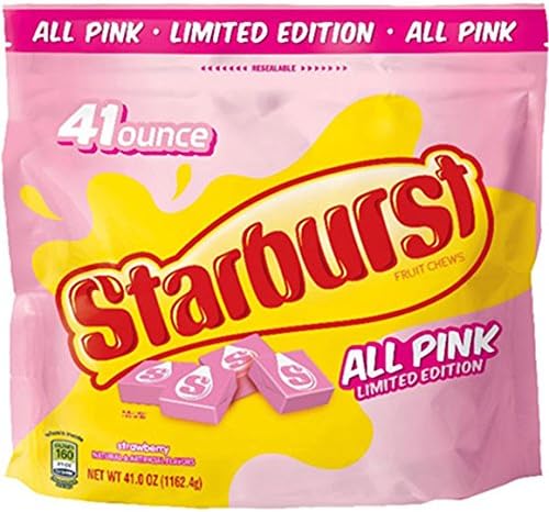 Wrigley's Starburst All Pink Strawberry - Limited Edition - 41 Ounces