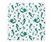 100% Organic Muslin Everything Blanket by ADDISON BELLE - Oversized 47 inches x 47 inches - Best Baby/Toddler Gift - Premium 4 Layer Muslin Blanket/Dream Blanket (Mermaid Print)