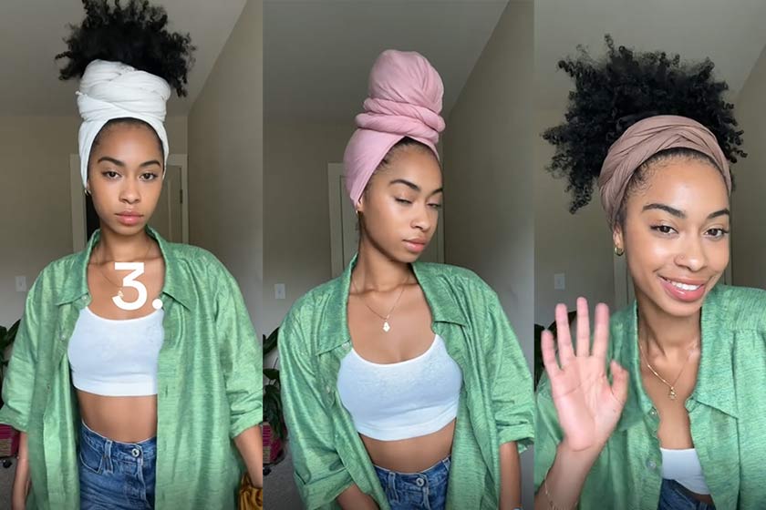 Amazon.com: ZRQ 3 Pieces Stretch Jersey Turban Head Scarf Extra