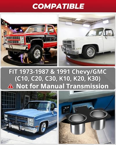 Portavasos para carro acero inoxidable para Chevy/GMC C/K 73-87/91 miniatura 2