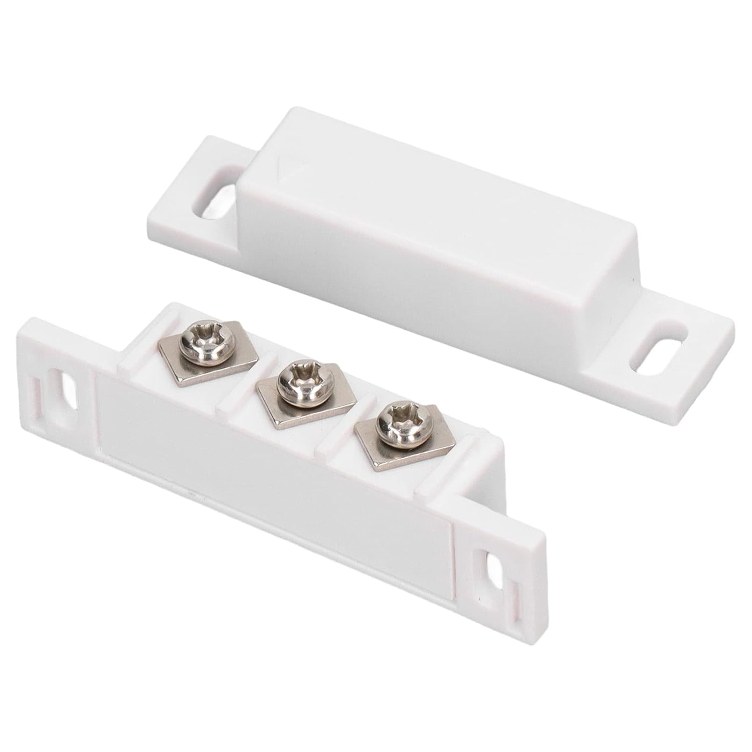 2pcs Magnetic Reed Switch for Door Wall, Normally Open Closed, Simple Installation, Wide Application