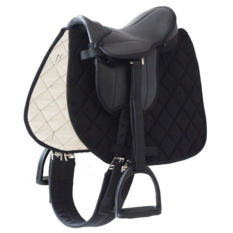 German Riding Sattelset Little Star schwarz