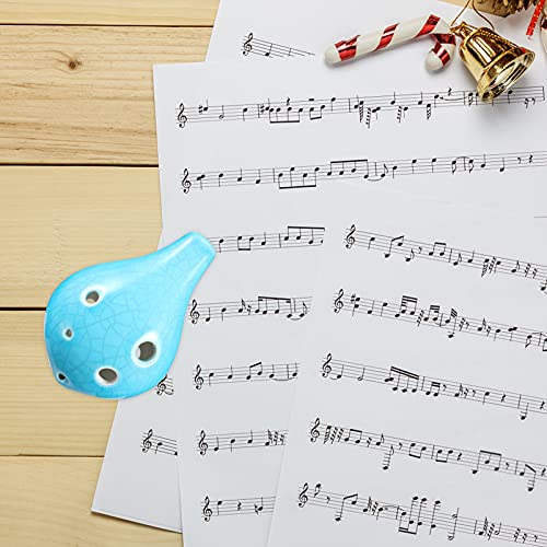 ARTIBETTER Conjunto 1 6 Buraco Ocarina para Crianças Iniciantes Inclui Colhedor E Saco de Plástico A