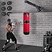 BeneLabel Adjustable Length Wall Mounted Punching Bag Hanger with Chain and 360 Swivel Heavy Duty 800 LB Capacity Boxing Bag Bracket for MMA, Muay Thai, Speed Bag and More - Indoor and Outdoor Use