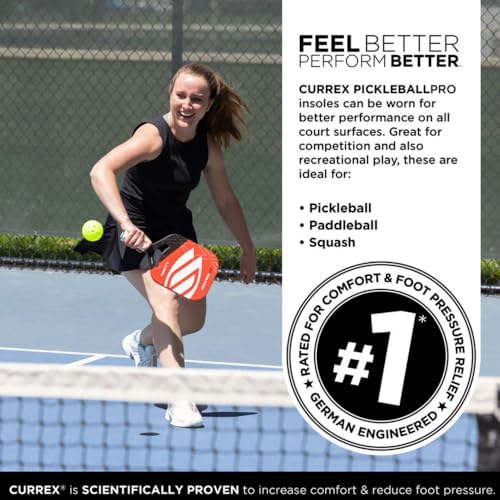 Solesse Currex Pickleballpro Per Scarpe Pickleball - Inserti Di Supporto Ad Arco Con Super Grip Surface & Premium Heel Cusoning Aiuta A Migliorare La - 2