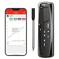 500FT Wireless Meat Thermometer – Bluetooth Digital Food Thermometer with Temperature Alarm, Smart BBQ Grill Thermometer for Oven, Smoker, Kitchen & Rotisserie Cooking