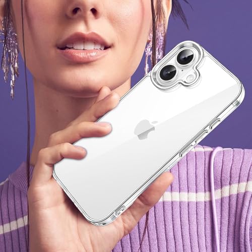 Image of KACA Clear Back Cover Case for Apple iPhone 17 |Case for iPhone 17|Shockproof Bumper TPU Protective Design|Apple iPhone 17 Back Cover- Transparent