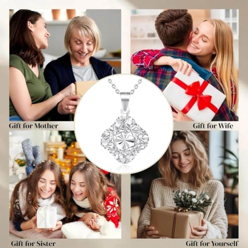 Onrkbzw 925 Sterling Silver Hand Woven Clover Necklace for Women - image 6