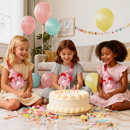Image of Birthday Gifts for 2 3 4 5 6 Year Old Girls - Small Crossbody Bags Purse for Kids Little Girls 2-7, Initial Small Sling Bag Purse for Little Girl Kids Birthday Gift (Red K)