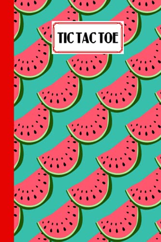 Tic Tac Toe: Games Fun Activities for Kids / Paper & Pencil Workbook for Games, Smart gifts for Family | Watermelon Cover by Karolina Albers image 2