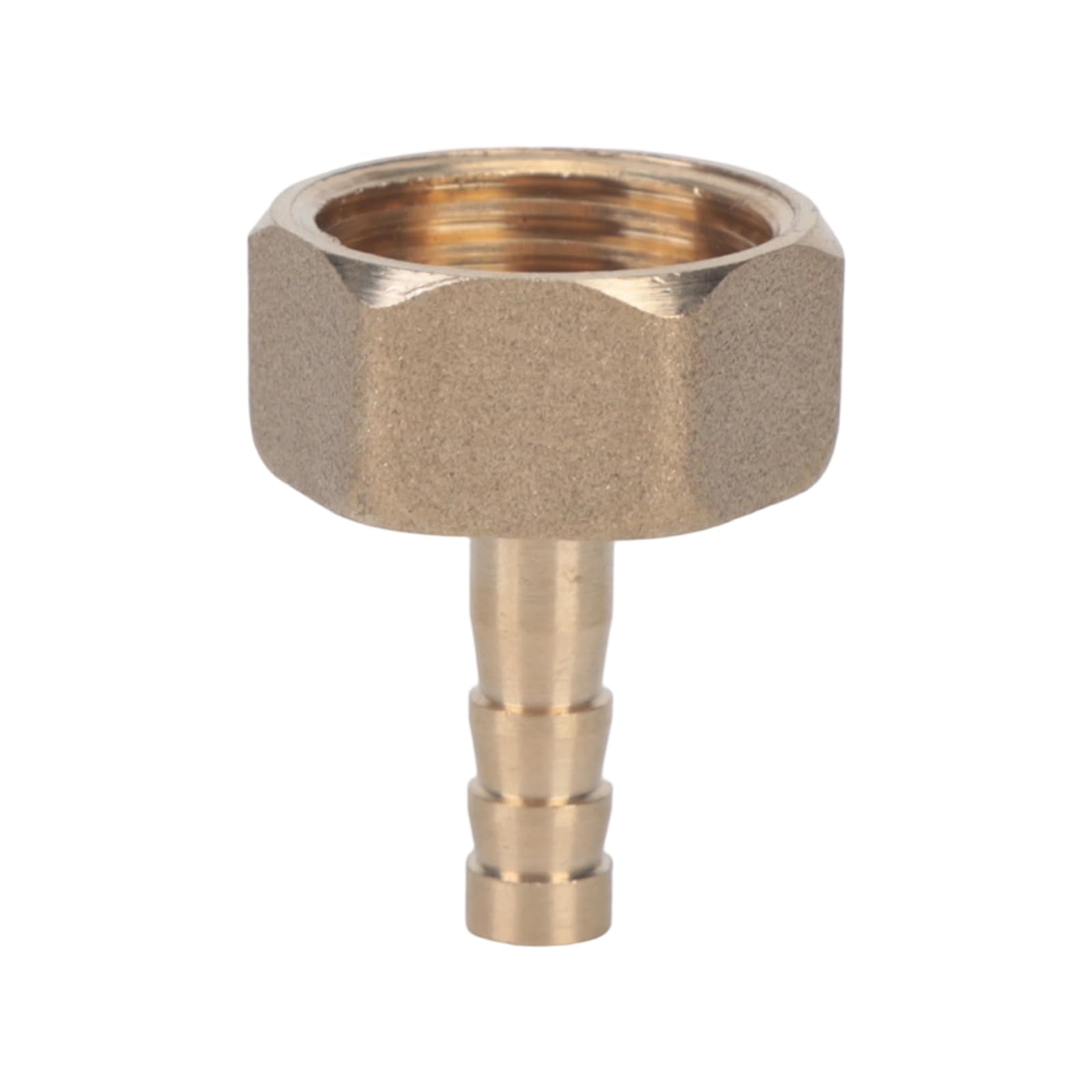 Newft 6Mm 4 Point Brass Internal Thread Adapter Brass Hose Connection With Hexagonal Hose Fitting Adapter For Water, Oil,Garden Pipe Connection Plumbing Fitting Connector