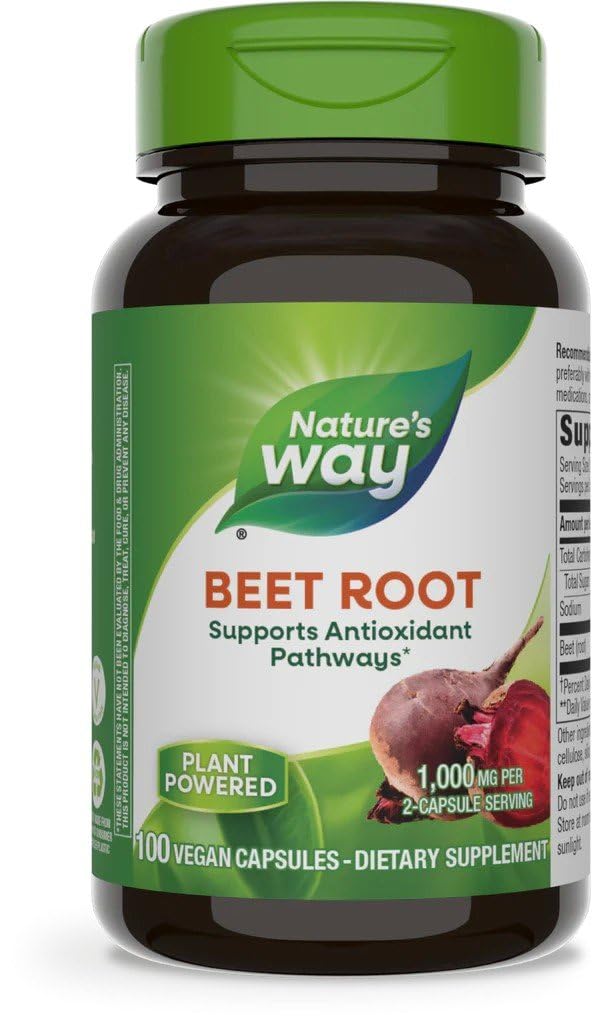 – Nature's Way Beet Root Beta Vulgaris - 100 Capsules