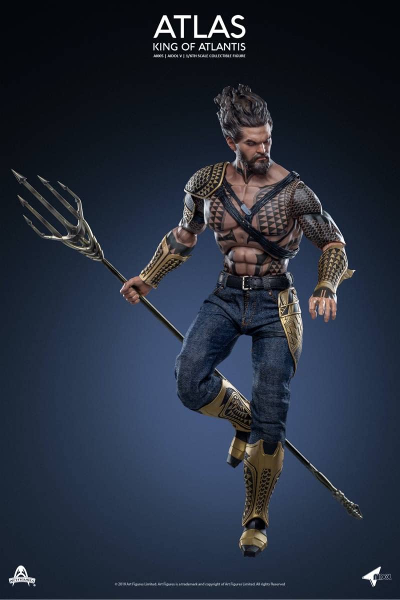 ATLAS KING OF ATLANTIS アクアマン　検　ホットトイズ Amazon.co.jp: ART FIGURES 1/6 ATLAS KING OF ATALNTIS 未開封 AI-005