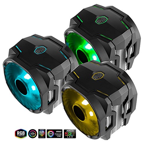 Air Cooler Para Processador Cooler Master MasterAir MA610P (RGB) Com 6 HeatPipes e Duas Ventoinhas 1