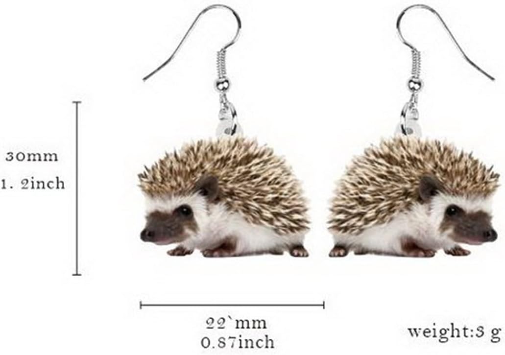 MALOYANVE Funny Animal Earrings Acrylic 3D Lifelike Novelty Quirky Lovely Farm Pet Lightweight Dangle Earrings Jewelry for Women - Image 6