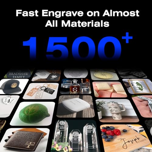 ComMarker 5 W uv-lasermarkeermachine met 2 lenzen, compatibele Lightburn- en roterende luchtkoeling-uv-lasergraveermachine voor glas, metaal, hout, kunststof, sieraden - Afbeelding 4