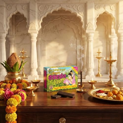 Devdarshan Special Wet Dhoop Sticks | Premium Natural & Non-Toxic Dhoop for Daily Puja, Meditation, Havan & Festivals | Long-Lasting Fragrance | 480 Sticks (Pack of 48 Units, Wet Dhoop 10 Sticks - DGS