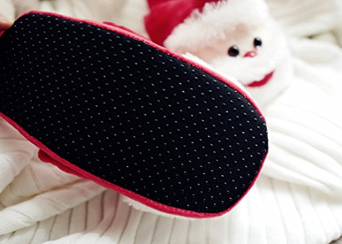 Homwell 3D Santa Claus Memory Foam Christmas Slippers #TOP16