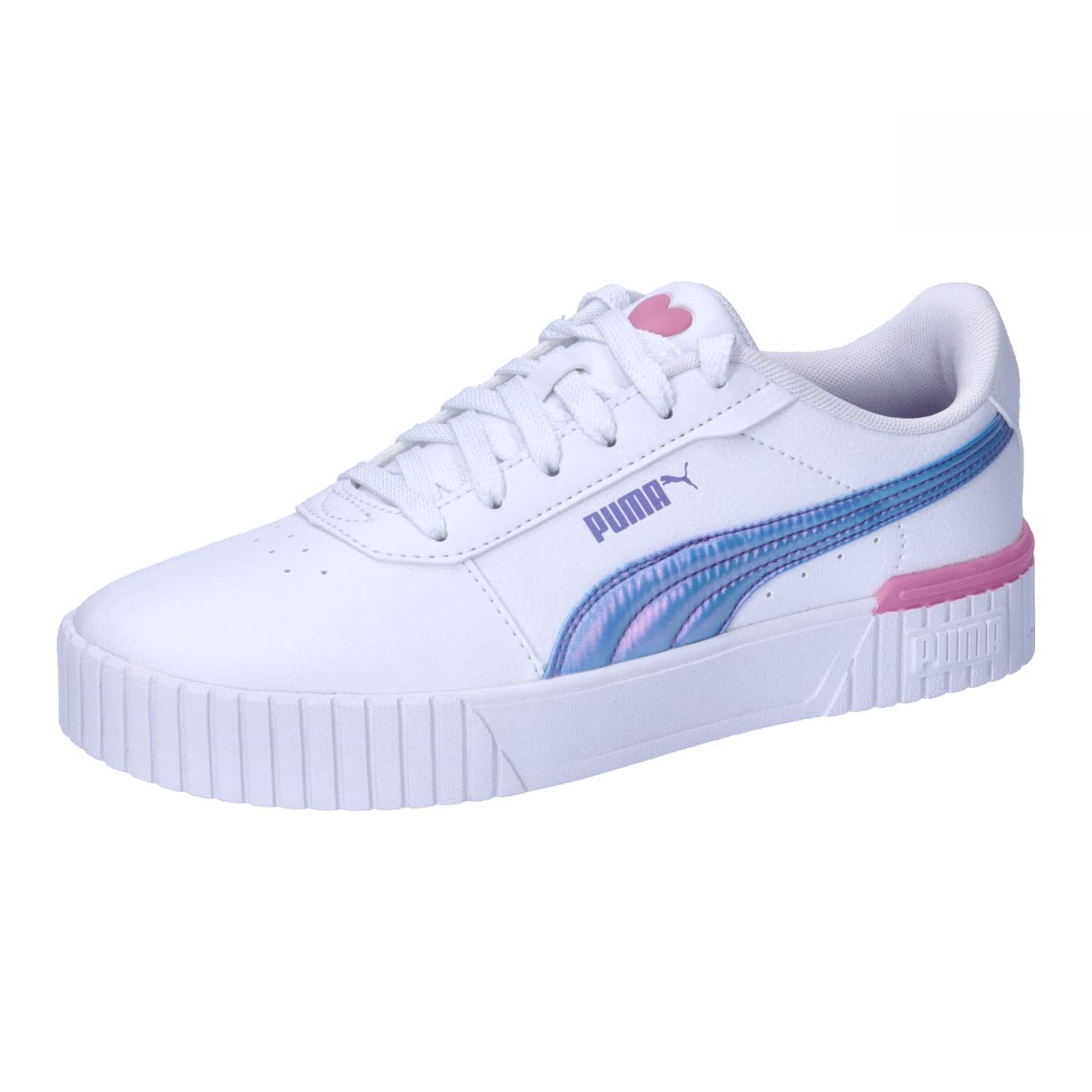 PUMA Carina 2.0 Bouncy Sky JR Sneaker, Black-Cold Green-Magenta Gleam, 5.5 UK