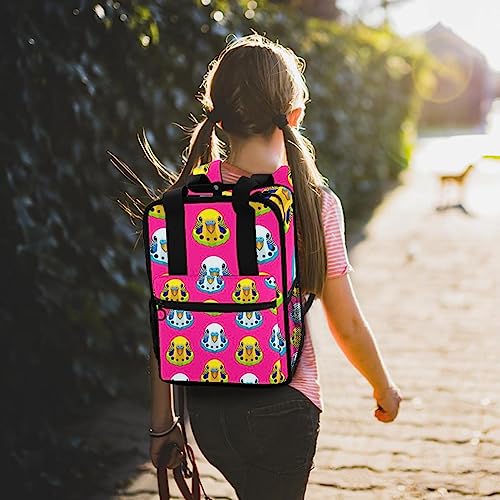 Sac à dos Melopsittacus pour perruches multicolore 35cm