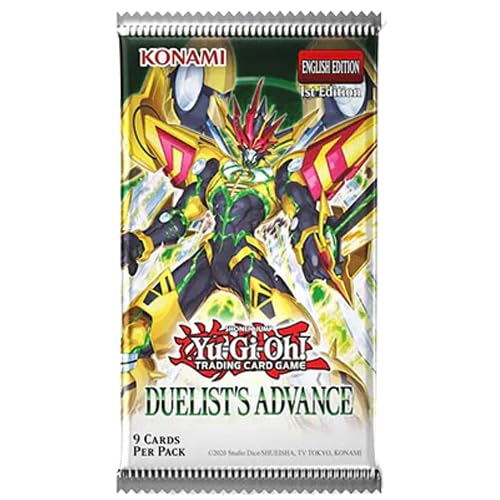 Konami Yu-Gi-Oh! Duelist's Advance Booster Pack, 9 Cards, English Edition, 1st Edition, Trading Card Game
