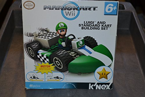 K'Nex - T71935 - Maquette - Figurine - Kart Building Set - Mario Kart Wii and Standard - Luigi