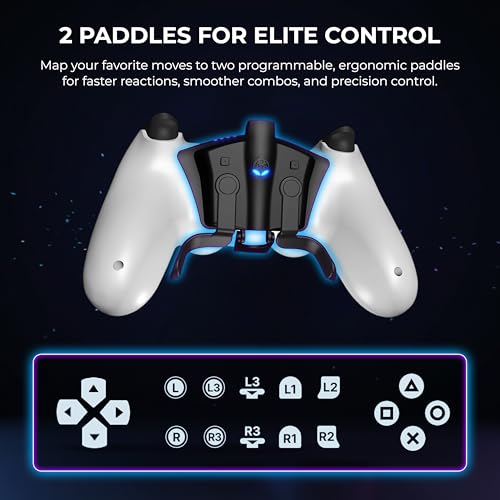 Image of Collective Minds Strike Pack FPS Dominator for PS4 | Wired Controller MOD Kit with 2 Remappable Paddles | Built-In Mods, On-the-Fly Mapping & Lag-Free Gaming | DualShock 4 Compatible