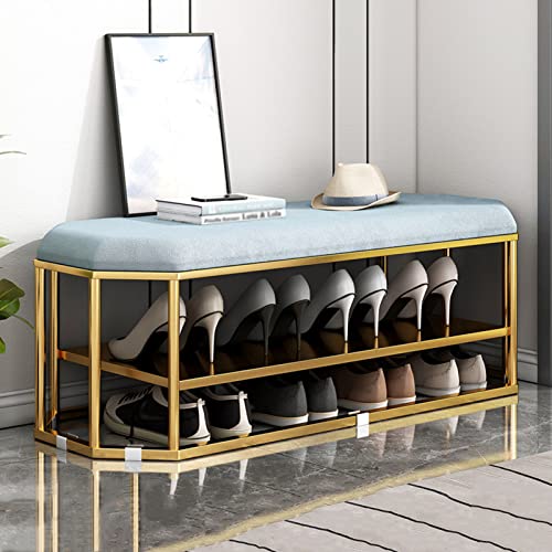 Meuble à chaussures de maison bleu pour ne plus encombrer le sol - 2