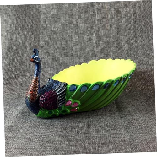 Pot de fleurs succulentes paon en lot de 2 avec coupelles de protection