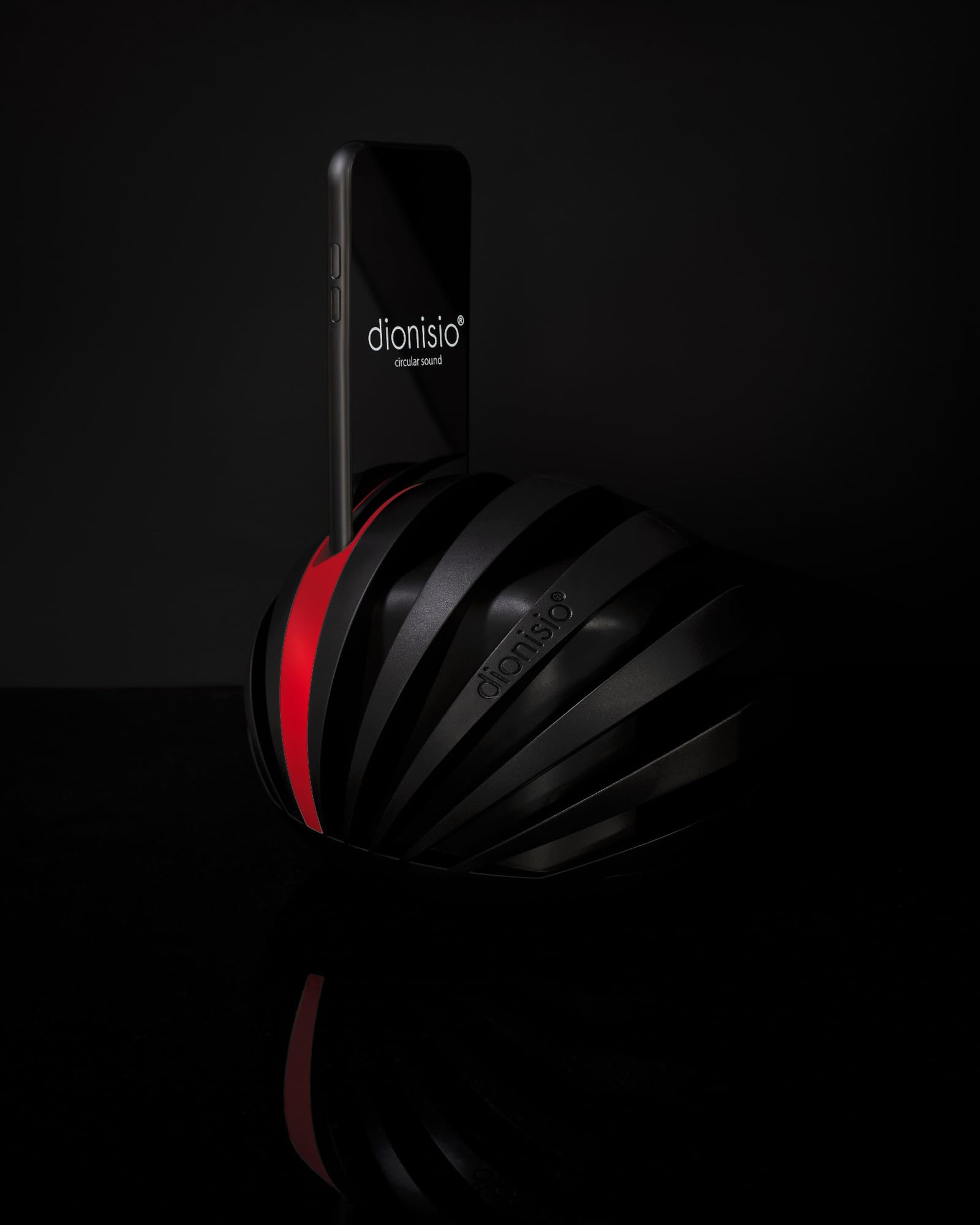 Perpetua Dionisio Circular Sound - Diffusore Acustico per Smartphone Realizzato in Zantech – Amplificatore Passivo Ecologico per Telefono, 100% Made in Italy