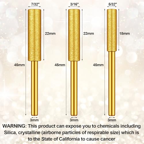 Chumia 30 Pcs Titanium Diamond Bits