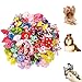 LYHMHAMY ペット用 犬用リボン 髪飾り 20個入 ペット用 小型犬 中型犬 犬用 猫用 お祝いパーテ クリスマス グラマーパーティー カラーミックス