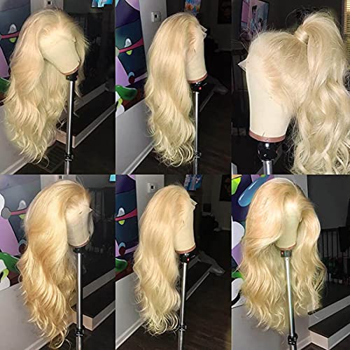613 Blonde Lace Front Wigs Human Hair 13x4 Body Wave Lace Front Wigs Human Hair Pre Plucked with Baby Hair 150% Density Lace Front Wigs Human Hair 613 Color (20inch, 613 lace front wigs)