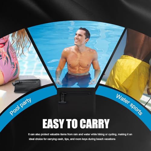 Cartera Impermeable Negra Abbylike con Cierre Hermético Resistente miniatura 5
