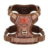 Dog Harness No Pull Front Back Clip Reflective Vest Breathable Soft Padded for Small Medium Large Dogs Sturdy No Choke Checker Board Suits Long Body Dogs for Dachshund French Bulldog German Shepherd