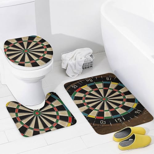 Rideau de douche anti-éclaboussures et tapis de bain anti-glisse - 5