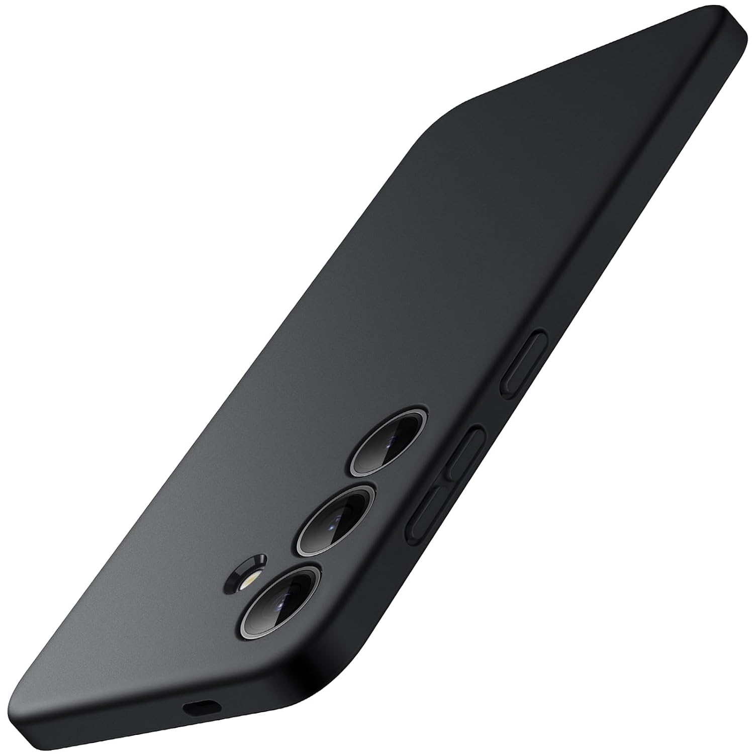 JETech Slim Fit Cover TPU Case for Samsung Galaxy S24 Plus 5G, Camera Lens Full Protection, Soft TPU Thin Protective Phone Cover with Matte Finish, Shockproof (Black)